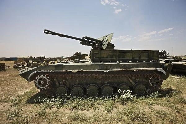 Old Russian BMP-1 infantry fighting vehicle