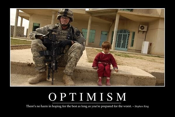 Optimism: Inspirational Quote and Motivational Poster