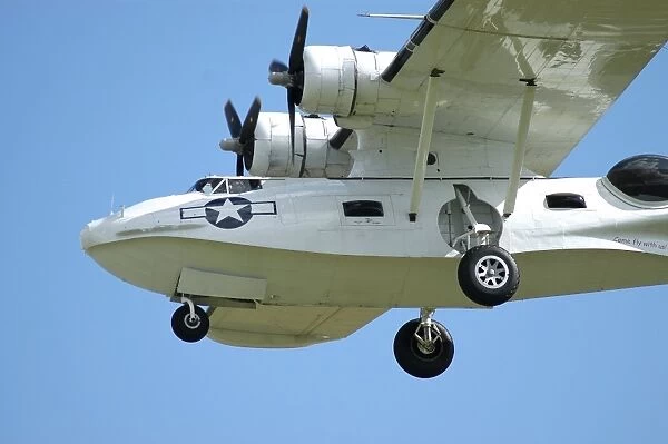 PBY Catalina seaplane in World War II U. S. Navy colors