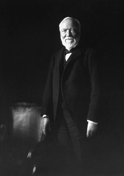 Photo of industrialist Andrew Carnegie