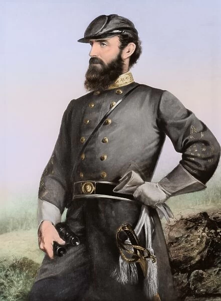 Three quarter length portrait of General Thomas Stonewall Jackson
