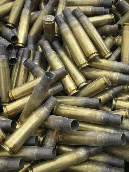 Residual ammunition casing materials