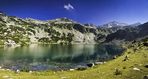 Ribno Banderishko Lake in Pirin National Park, Bansko, Bulgaria