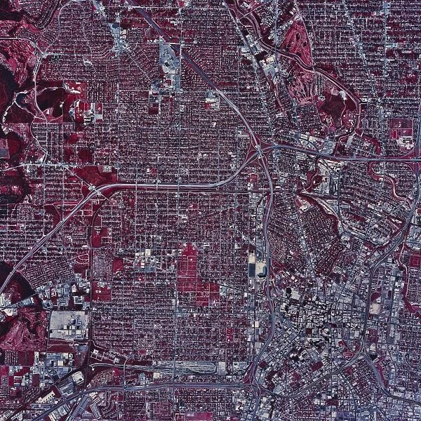 Satellite view of San Antonio, Texas
