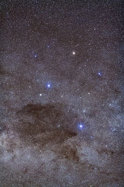 The Southern Cross and Coalsack Nebula in Crux