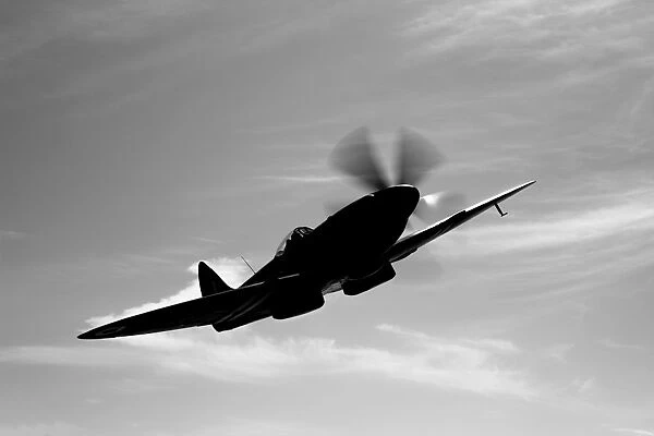 A Supermarine Spitfire Mk-18 in flight