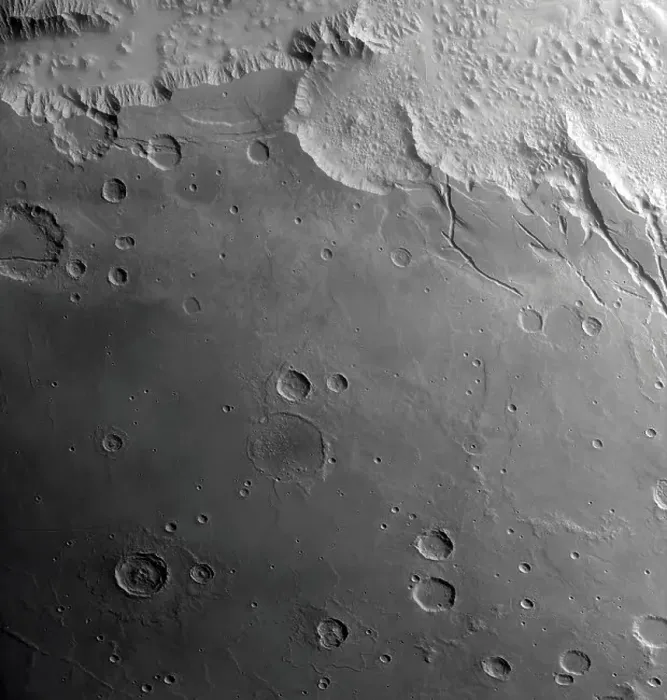 Framed Print : Surface of Mars