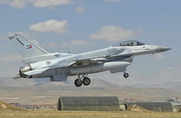 A United Arab Emirates Air Force F-16 Block 52+ at Exercise Anatolian Eagle