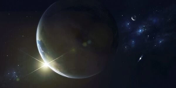 Upsilon is another sun like our own with a planet that lies within the habitable zone