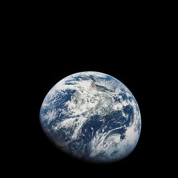 View of Earth taken from the Aollo 8 spacecraft