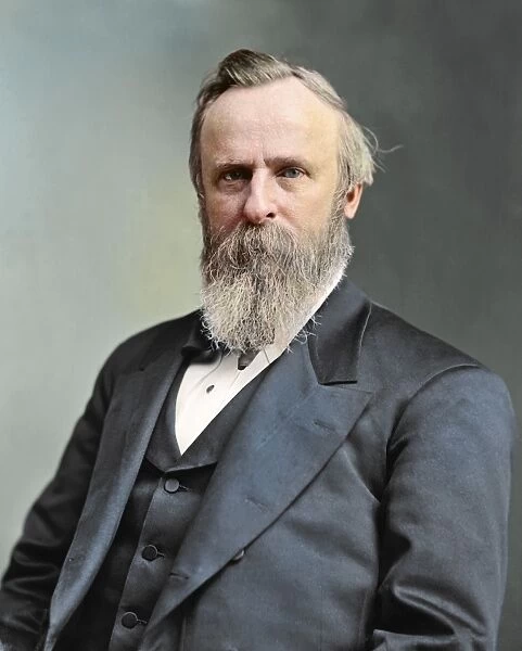 Vintage American history photo of President Rutherford B. Hayes