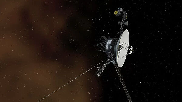 Voyager 1 spacecraft entering interstellar space