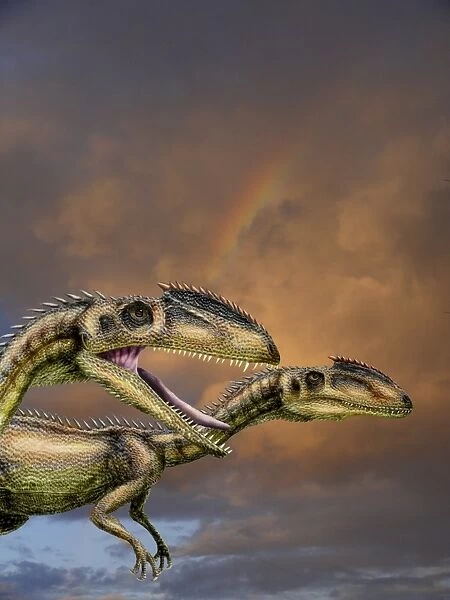 Zupaysaurus rougieri, a theropod dinosaur of the Jurassic Period