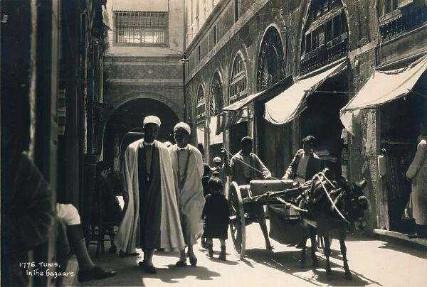 In The Bazaar, Tunis, Egypt, 1936