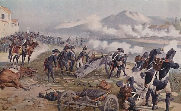 Bonaparte Aiming The Cannon at Lodi, 1796, (1896)