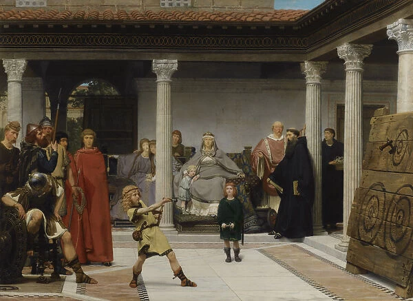The Education of the children of Clovis, 1861. Artist: Alma-Tadema, Sir Lawrence