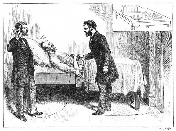Electricity In The Art Of Healing, 1881. Artist: W Shinkle