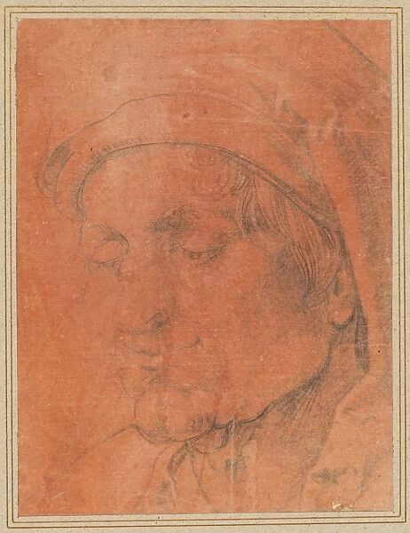 Head of a Man in a Cap, 16th century. Creator: Anonymous;Albrecht Dürer (German