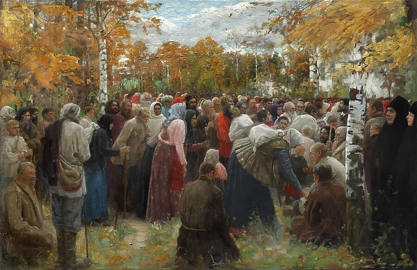 To holy places, 1911. Creator: Popov, Lukian Vasilyevich (1873-1914)