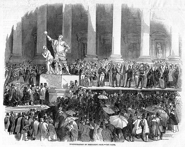 The Inauguration of President Polk, 1845