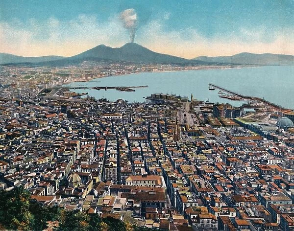 Napoli - Panorama Da S. Martino, (View from San Martino), c1900. Creator: Unknown