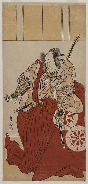 Onoe Matsusuke as Usui Sadamitsu, 1781. Creator: Katsukawa Shunzan (Japanese)