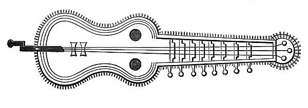 Organistrum, 9th century, (1870)