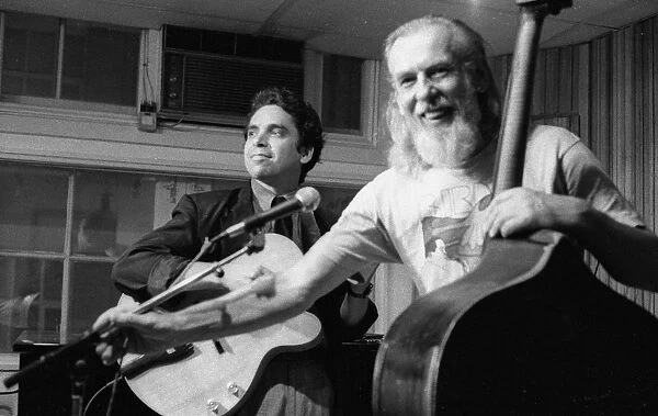 Peter Ind (bass) and Howard Alden, Tenor Clef, Hoxton Sq, London, July, 1992. Creator