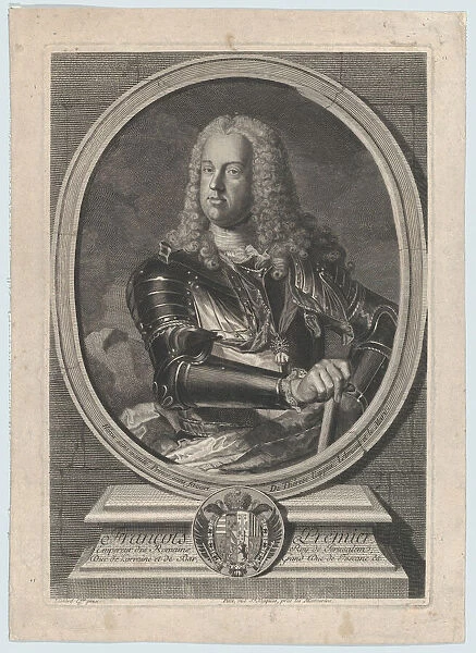 Portrait of Francois I, ca. 1745. Creator: Gilles Jacques Petit