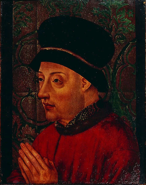 Portrait of King John I of Portugal (1357-1433), Early 15th cen Artist: Anonymous