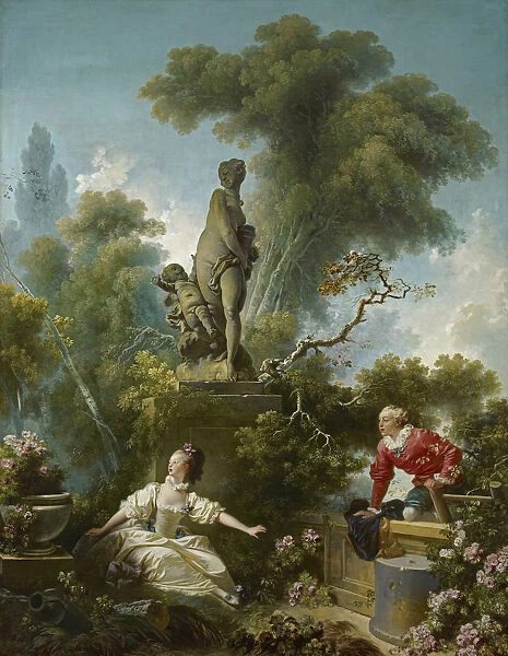The Progress of Love: The Meeting, ca 1773. Artist: Fragonard, Jean Honore (1732-1806)