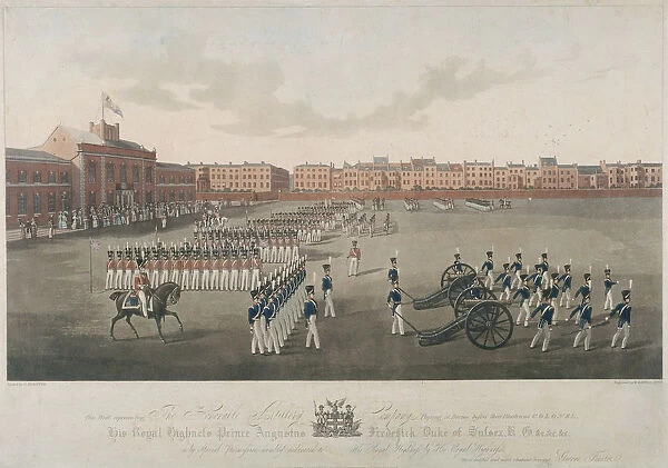 Scene of Honourable Artillery Company, City Road, Finsbury, Islington, London, 1829