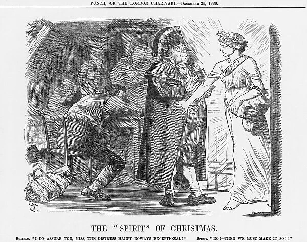 The Spirit of Christmas, 1886. Artist: Joseph Swain