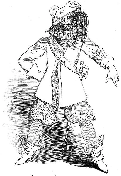 St. Jamess Theatre - The Amateurs - Capt. Bobadil, (Mr. Charles Dickens), 1845