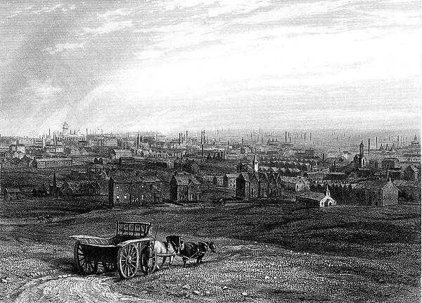 View of Leeds, Yorkshire, early 19th century