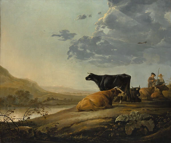 Young Herdsmen with Cows, ca. 1655-60. Creator: Aelbert Cuyp