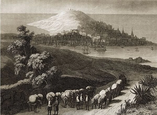 Coruna, Spain In The Early 19Th Century