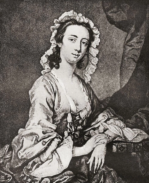 Margaret 'Peg'Woffington, 1720 - 1760. Irish actress in Georgian London. From The International Library of Famous Literature, published c. 1900