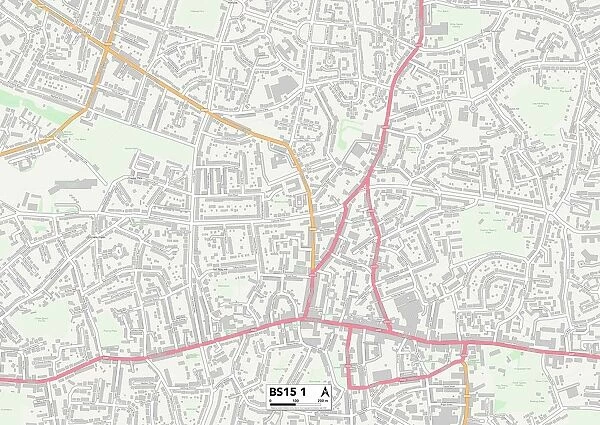 Bristol BS15 1 Map