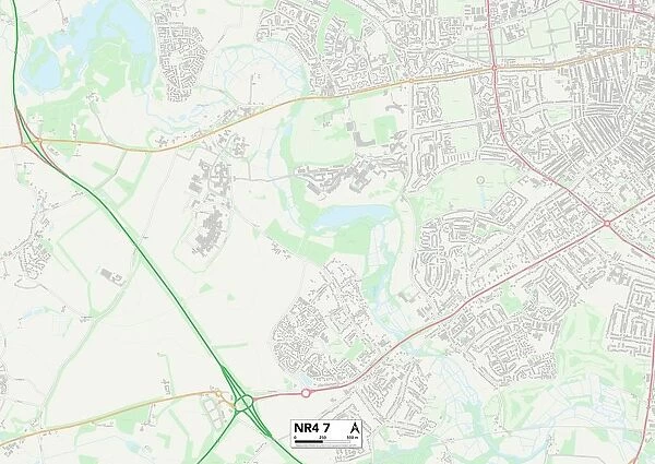 Norfolk NR4 7 Map