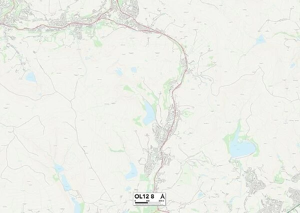 Rochdale OL12 8 Map