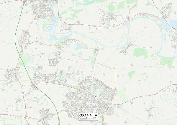 South Oxfordshire OX14 4 Map