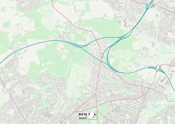Southampton SO16 7 Map