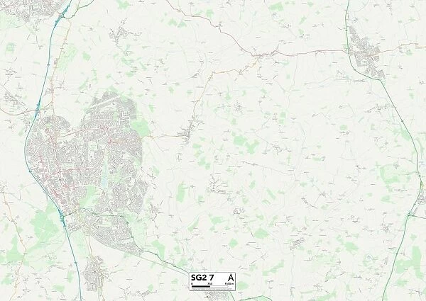 Stevenage SG2 7 Map