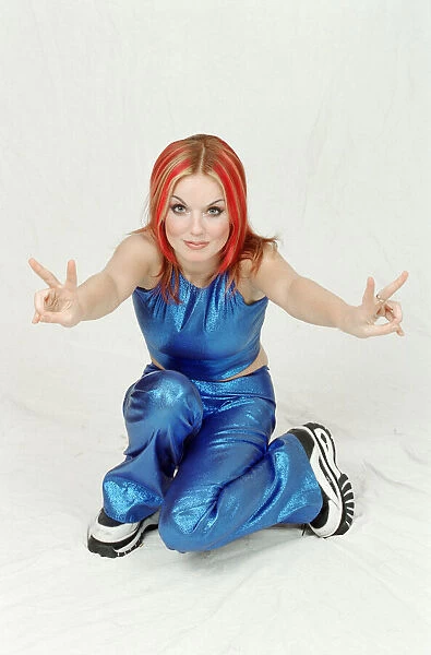 Geri Hailliwell, (famously known as Ginger Spice) pictured here in a photo shoot for The