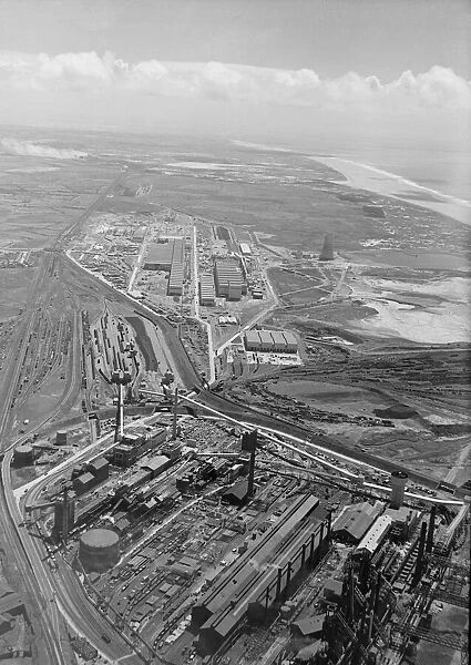 New Steel Works near Port Talbot circa 1951 024971  /  7
