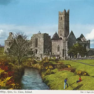 14th Century Franciscan Abbey, Quin, County Clare Ireland
