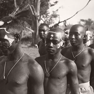 1940s East Africa - Kenya, men of the Wakamba tribe
