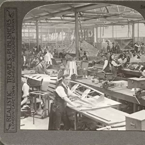 3D Stereoscopic Image, Sheet Metal Worker at a Great Aer?