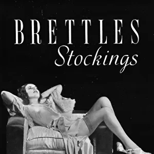Advert for Brettles stockings (London) 1938 Date: 1938